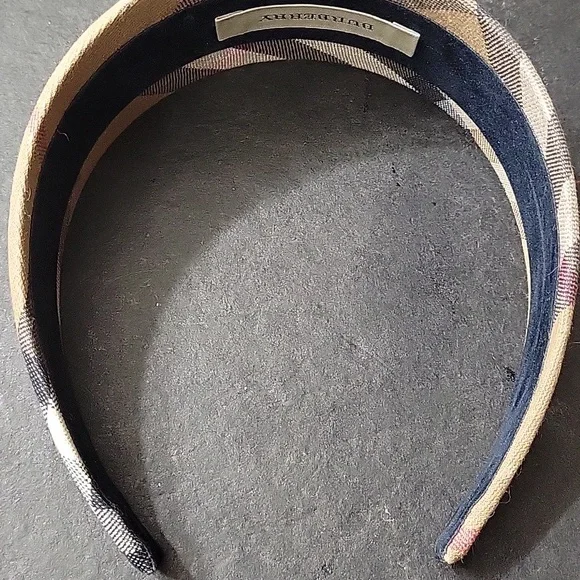BURBERRY HEADBAND N9VA CHECK GLITTLER NWOT Burberry | Accessories | Burberry Headband Nova Check  main image 4